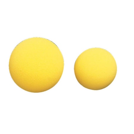 Perfectpitch 2.75 in. Rhino Skin Uncoated Foam Ball, Yellow PE2207210